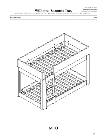 pottery barn assembly instructions